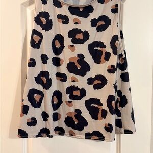 Leopard Print Sleeveless Top